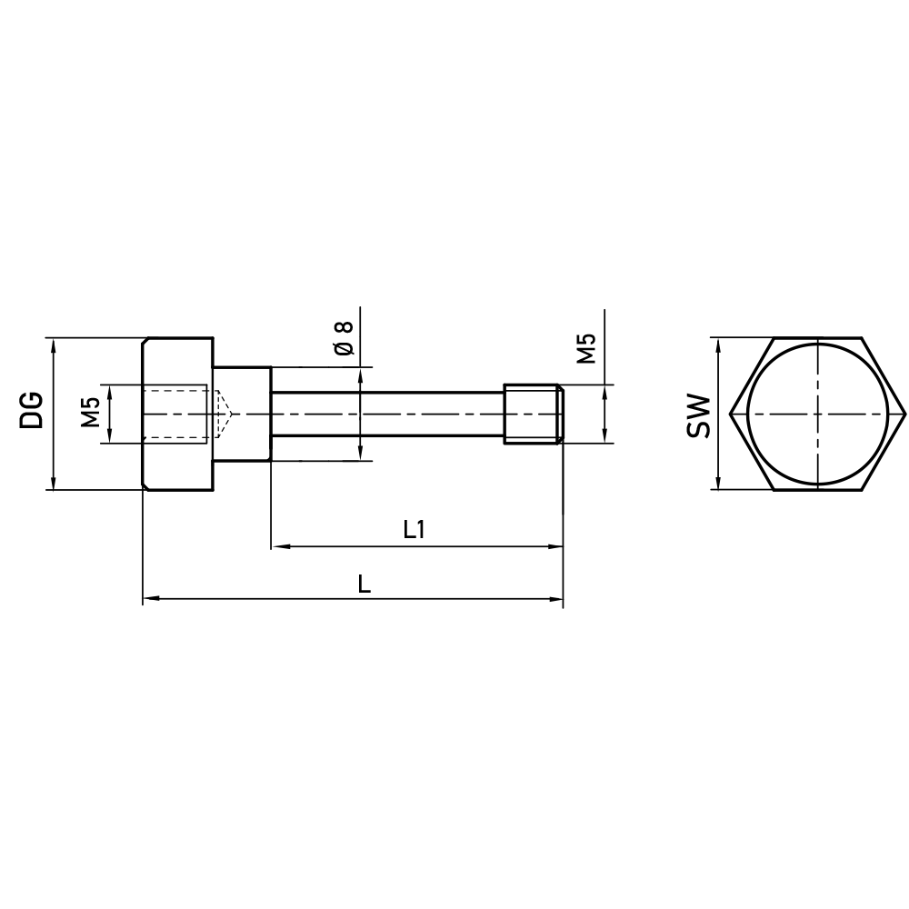 Drawing of product SI M5 000 21 030
