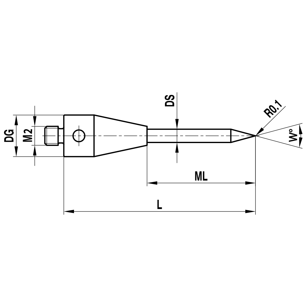 Drawing of product IH M2 060 03 010