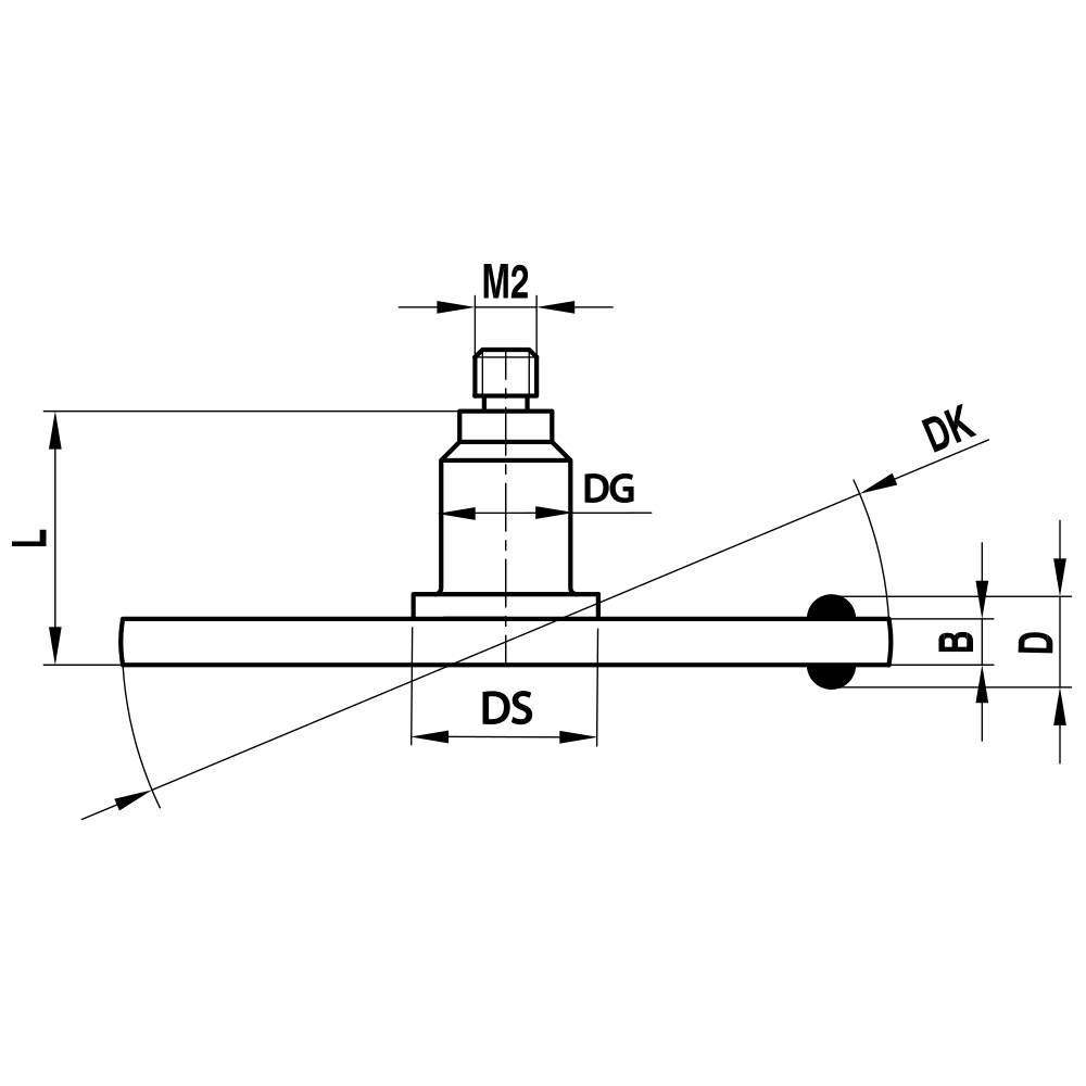 Drawing of product KI M2 015 18 M20