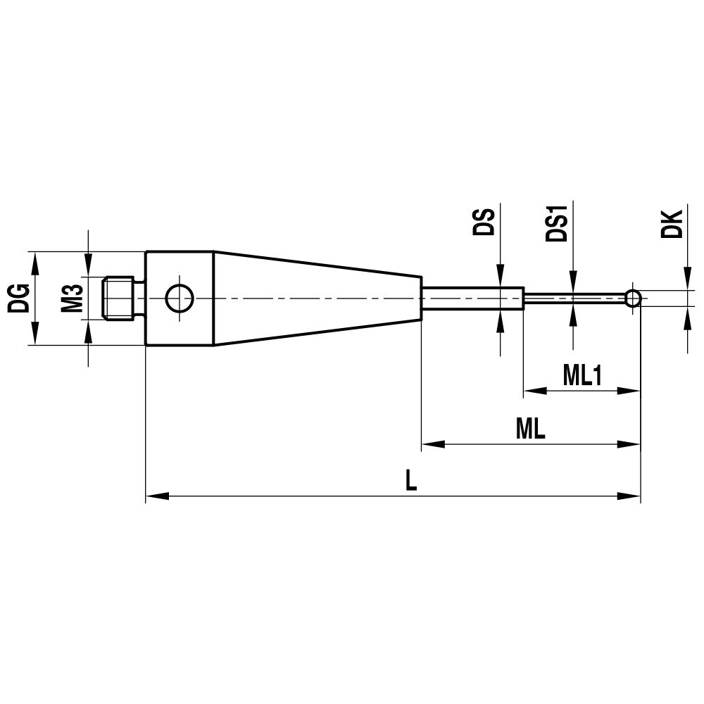 Drawing of product TH M3 005 04 022