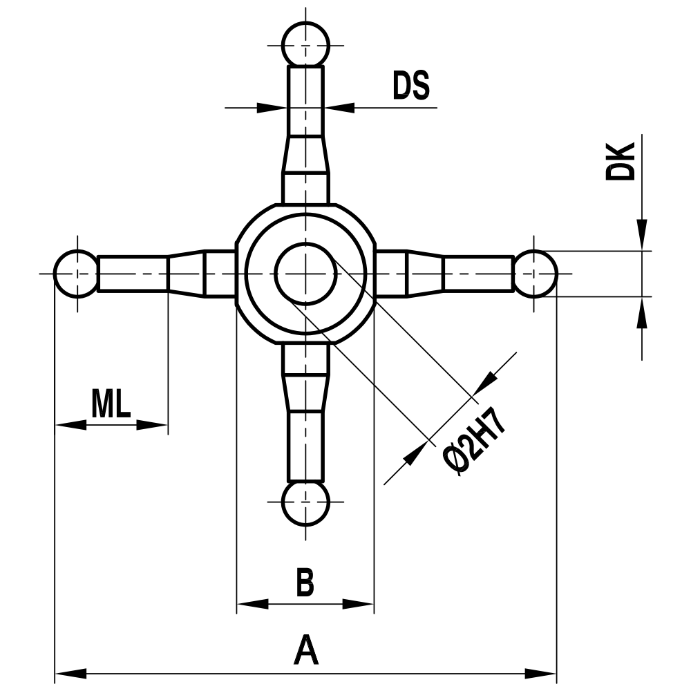 Drawing of product SI M2 020 06 022
