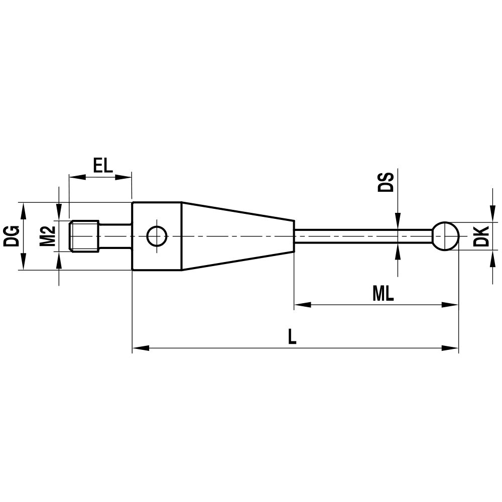 Drawing of product TH M2 010 03 019