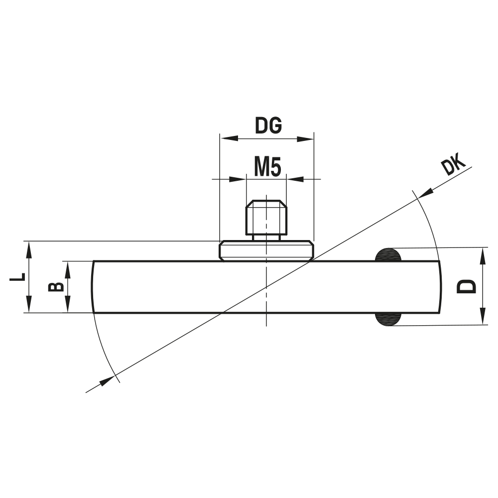 Drawing of product KI M5 030 21 M50