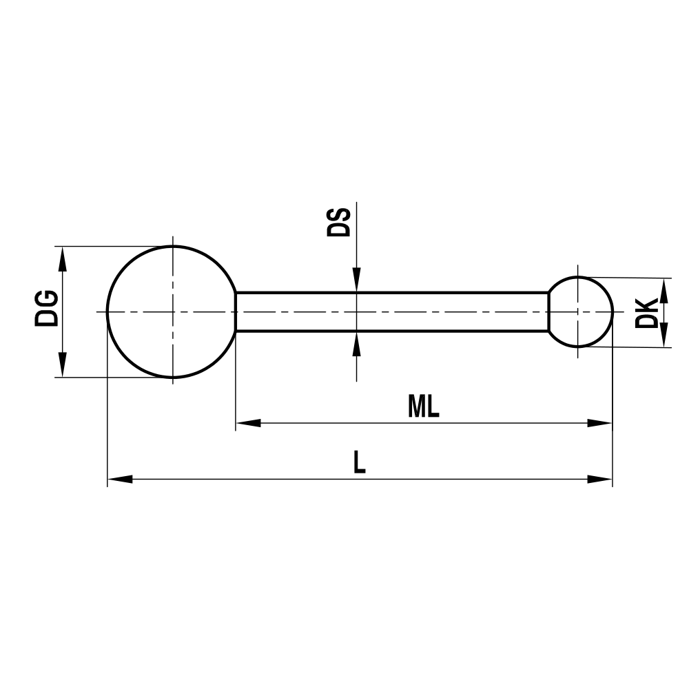 Drawing of product KK M5 020 15 028