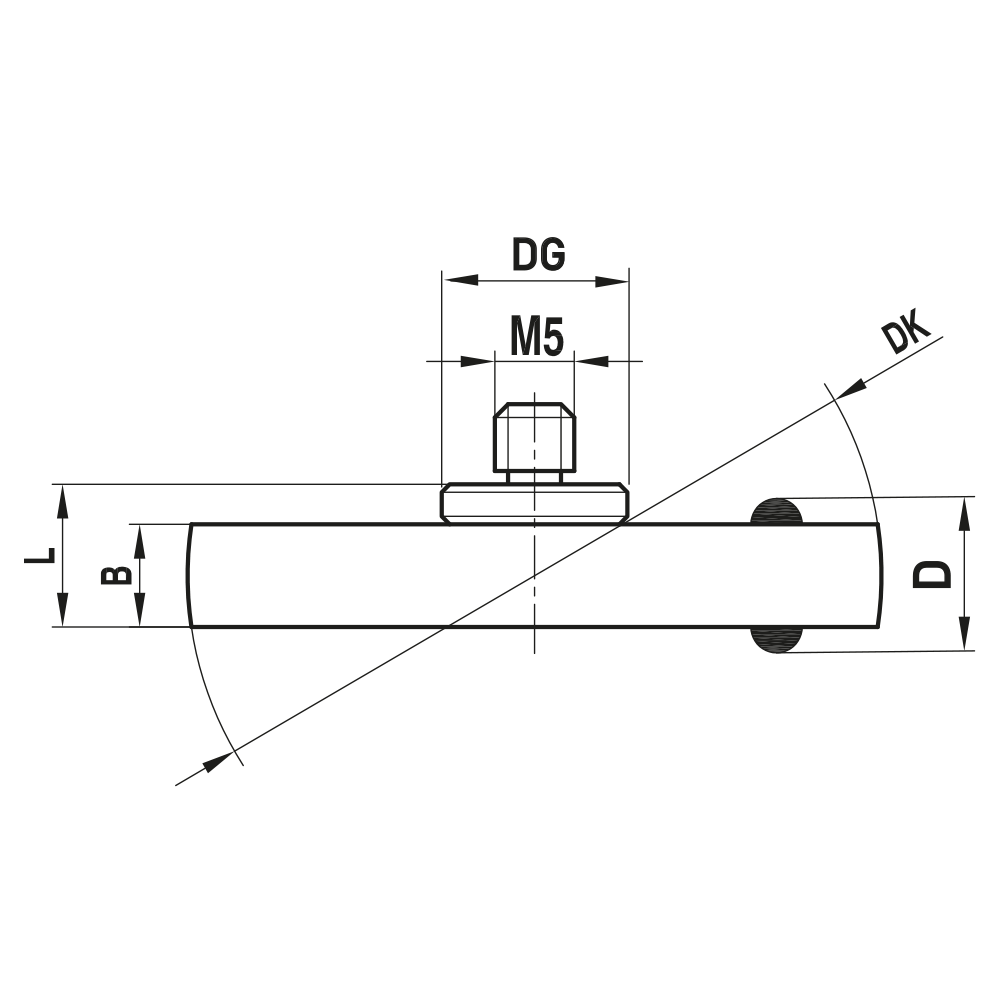 Drawing of product KI M5 030 12 M50