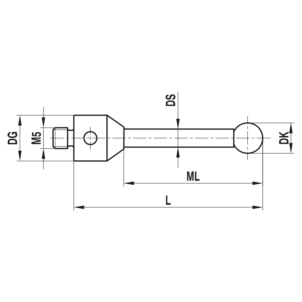 Drawing of product TH M5 080 11 114