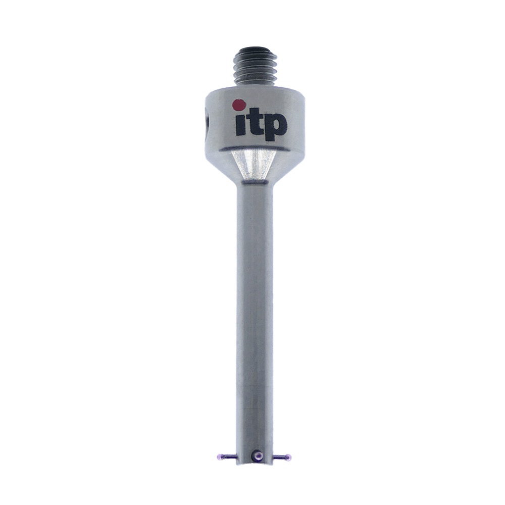 Star Styli ; base: stainless steel; stem: carbide; ball: ruby