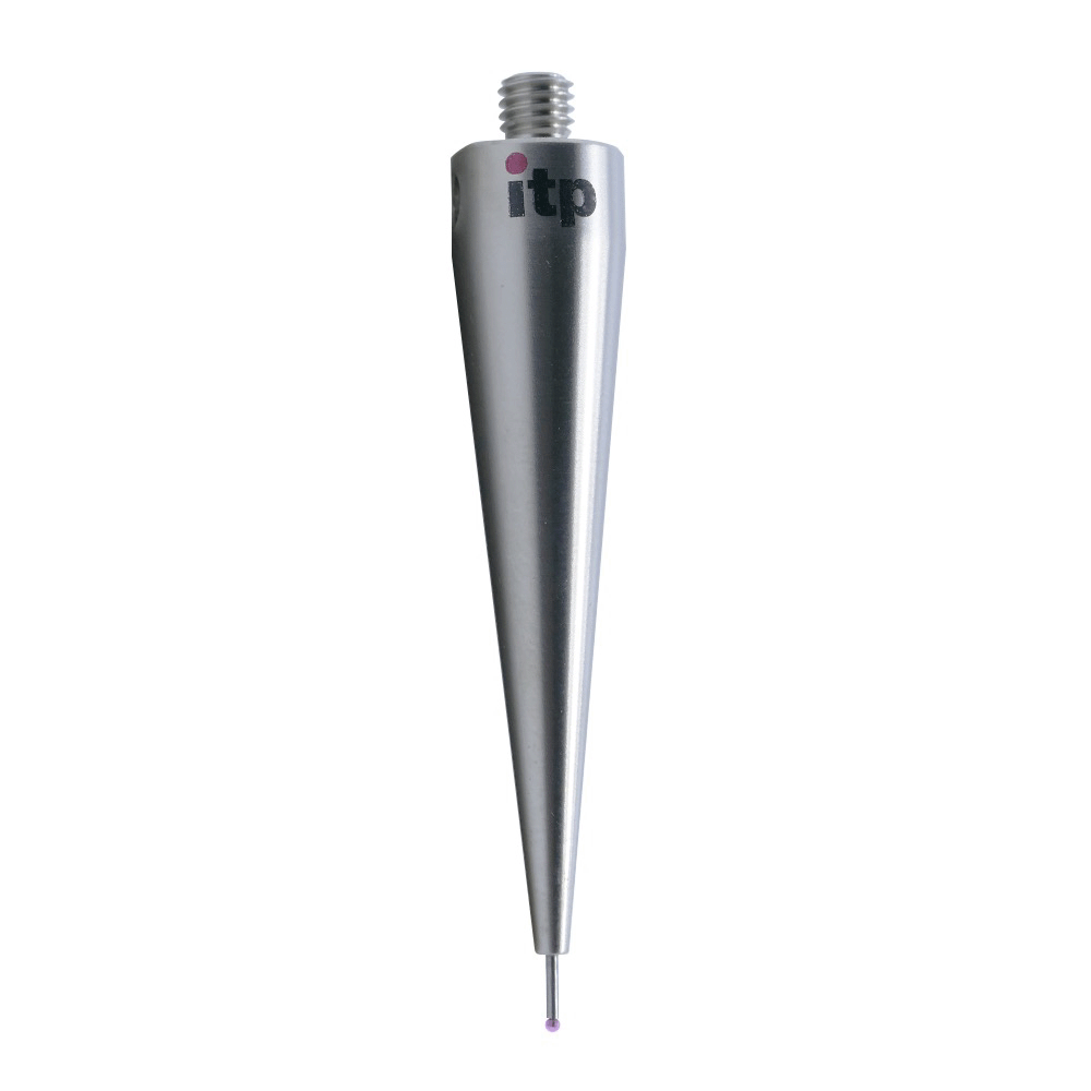 Straight Styli; base: titanium; stem: carbide; ball: ruby