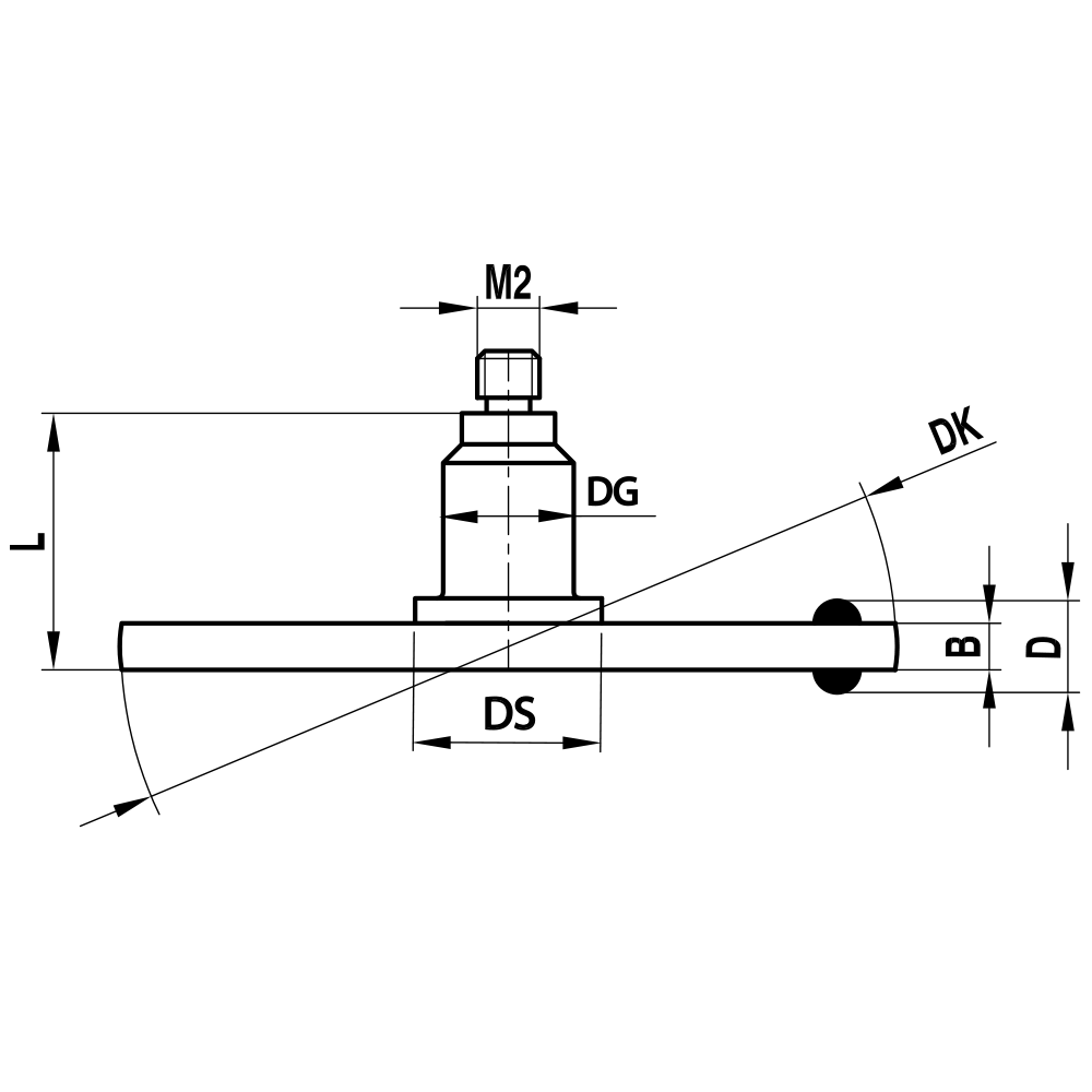 Drawing of product KI M2 015 25 008