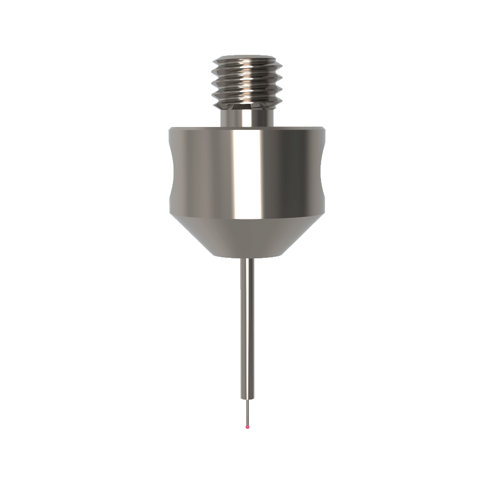 Straight Styli; base: stainless steel; stem: carbide; ball: ruby