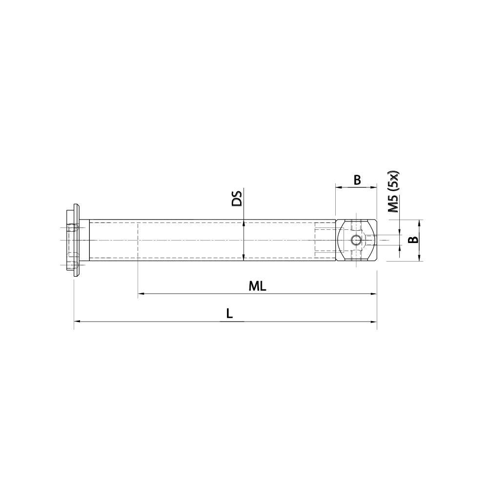 Drawing of product TV M5 011 15 150
