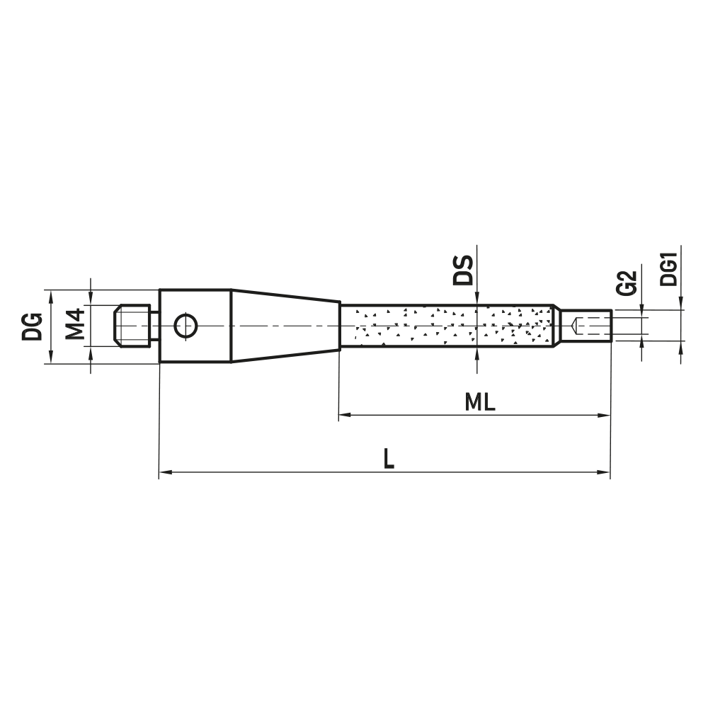 Drawing of product RK M4 300 07 075