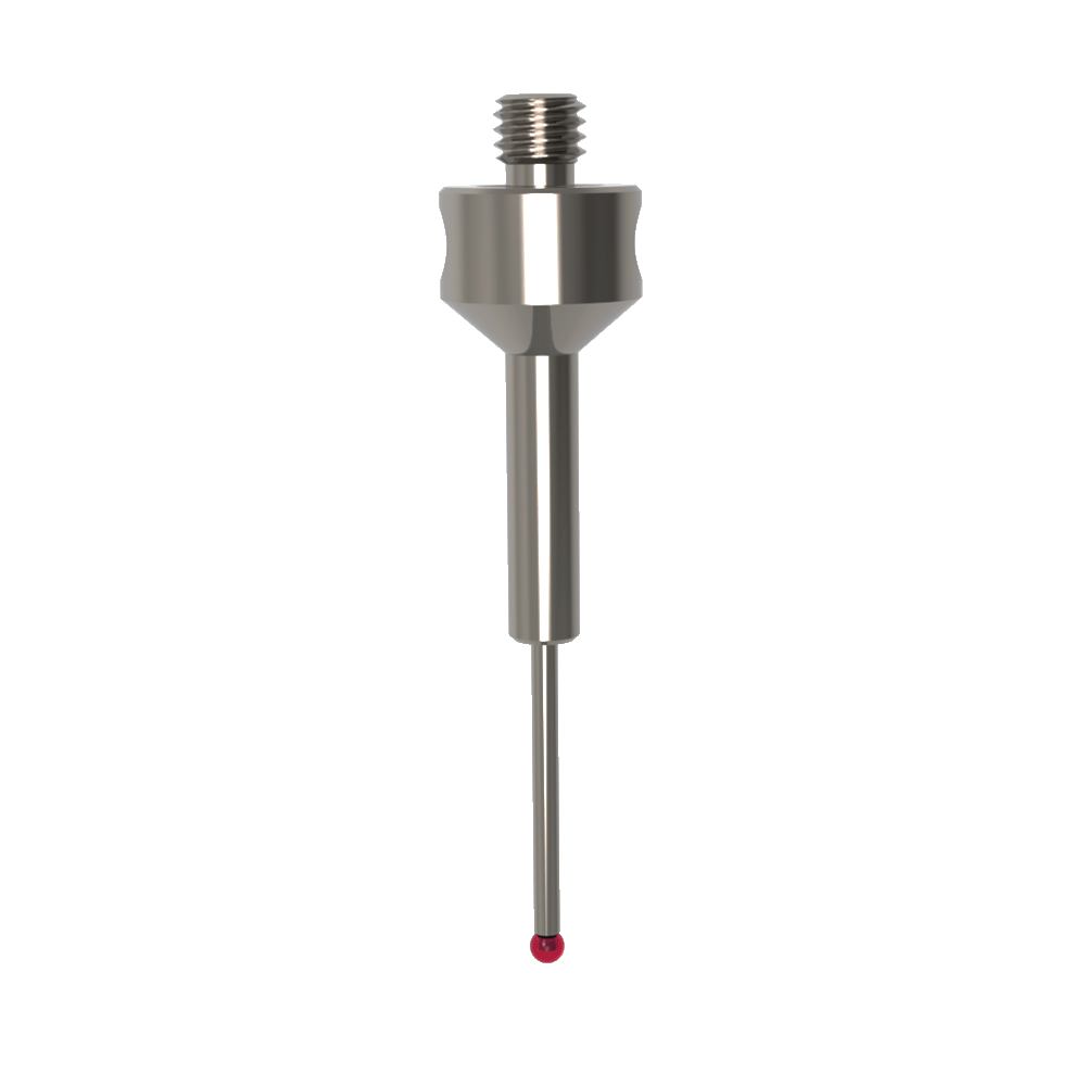 Straight Styli; base: stainless steel; stem: carbide; ball: ruby