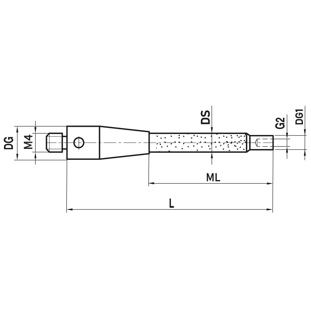 Drawing of product RK M4 300 07 100