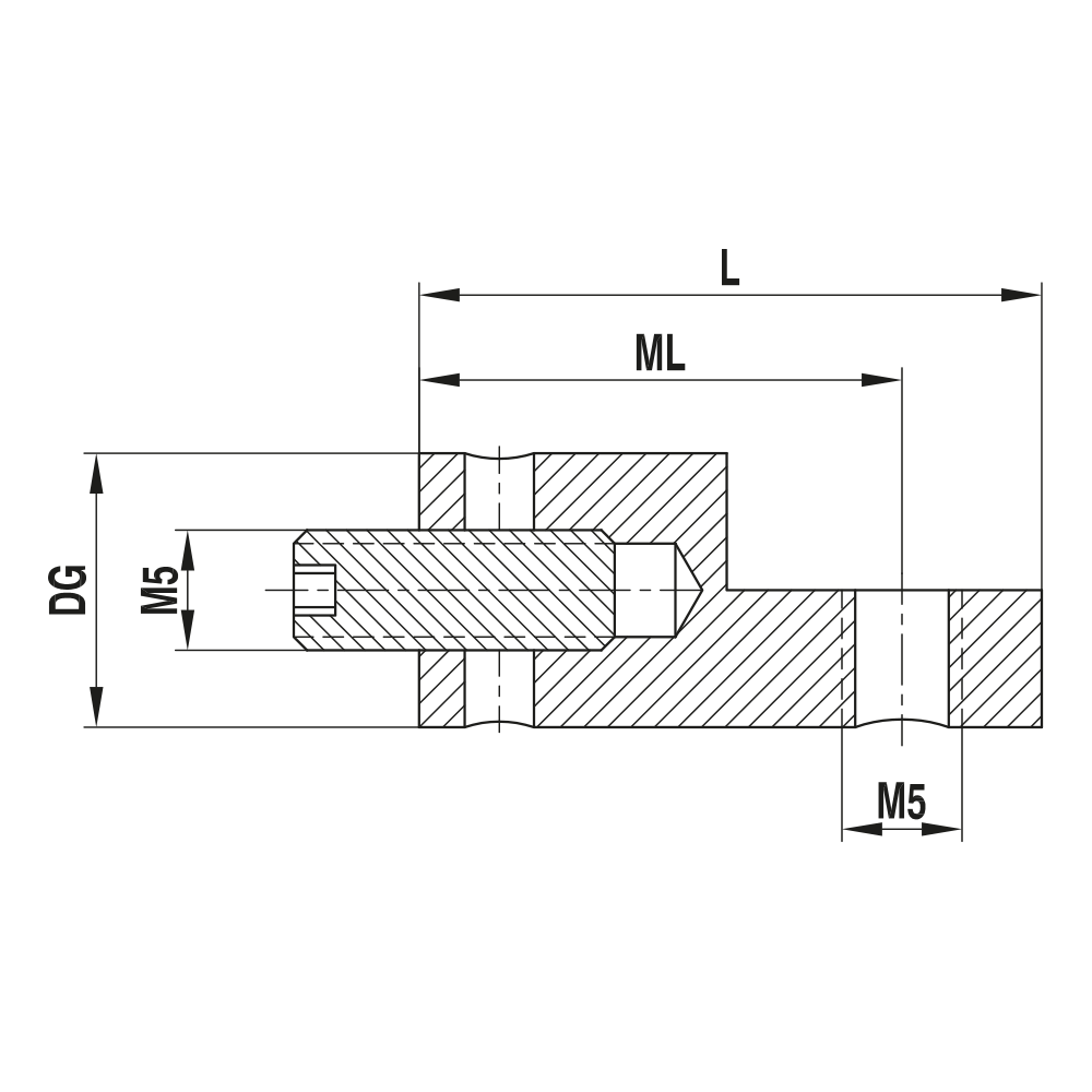 Drawing of product KH M5 000 11 022