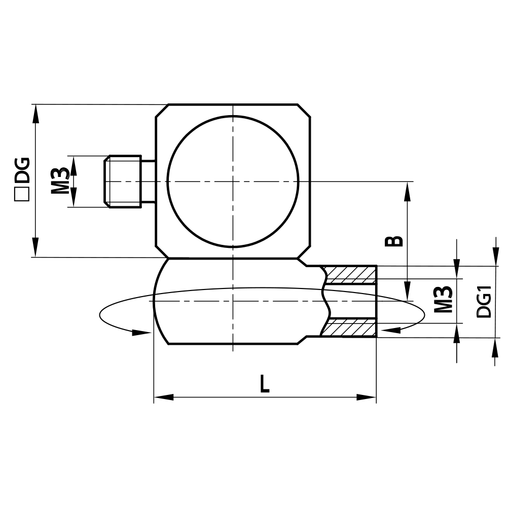Drawing of product DI M3 000 06 012