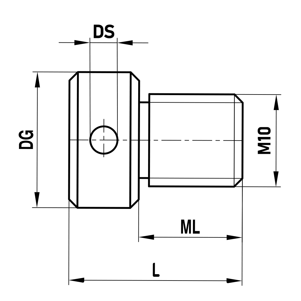 Drawing of product GW M1 000 18 025