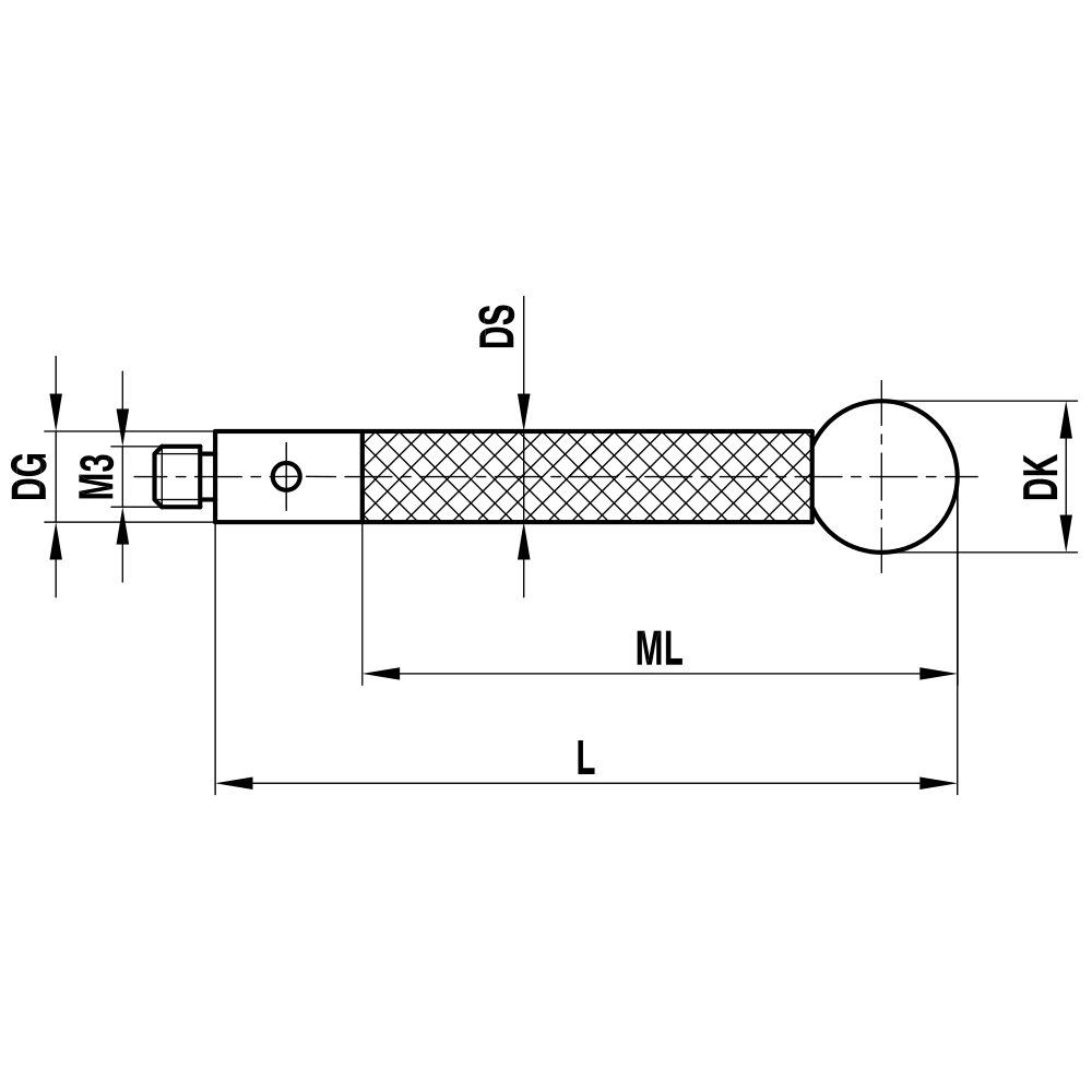 Drawing of product TC M3 060 04 103