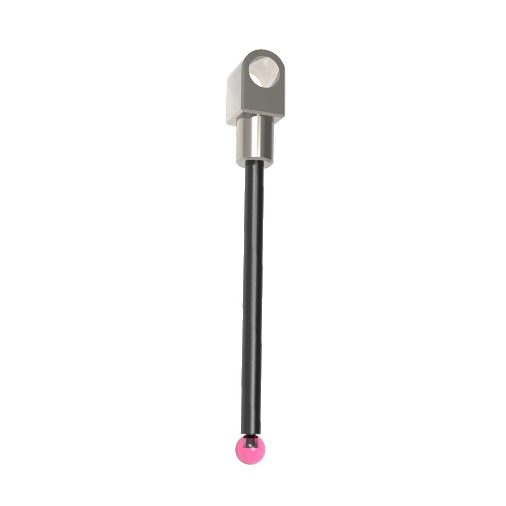 Star Styli; base: titanium; stem: carbon fiber; ball: ruby